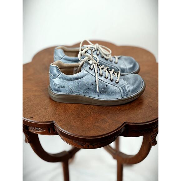 Dr. Martens  Portugal Blue Oxford Lace Up Loafer Men's US 5 Women's US 6  #0001 - Picture 3 of 8